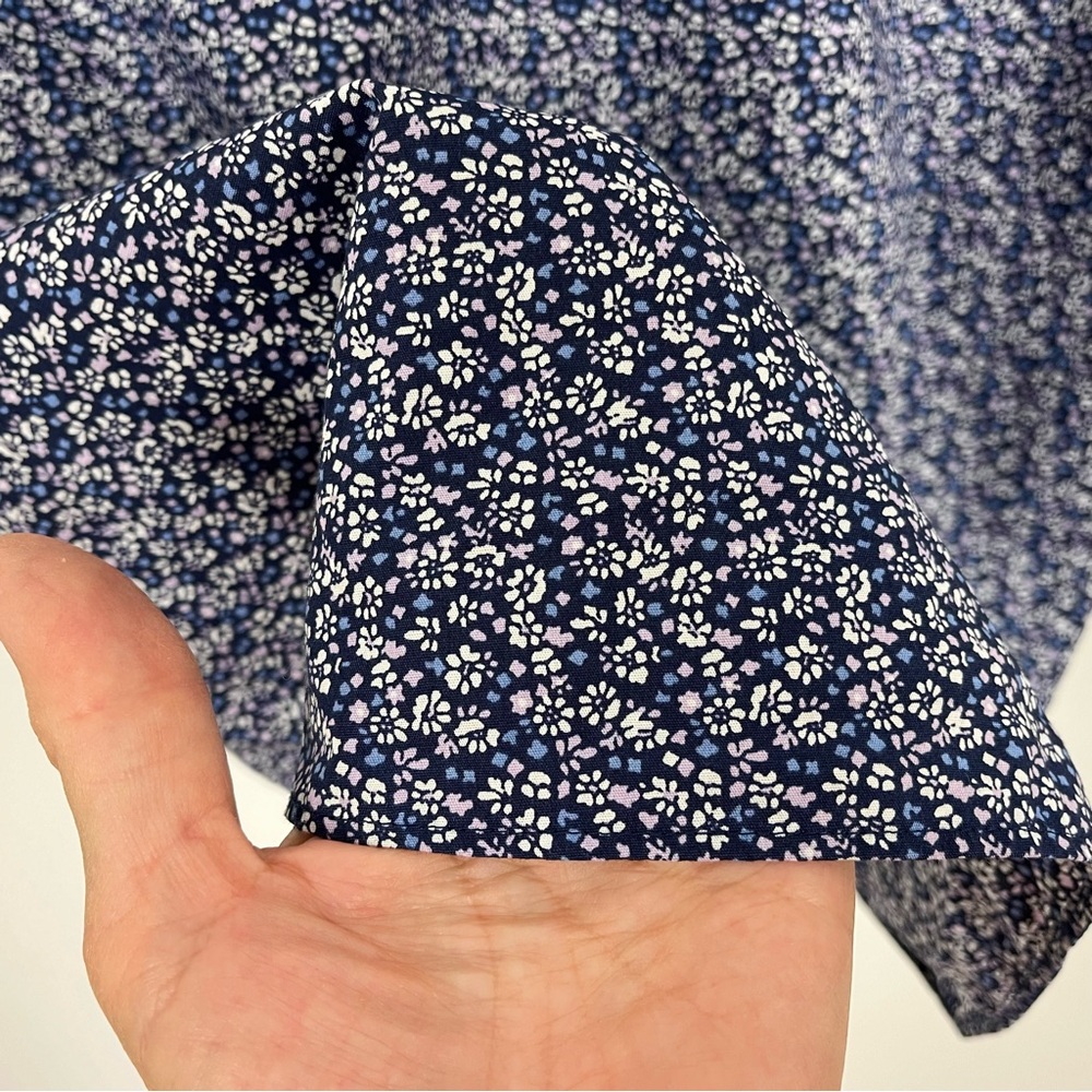 Ben Sherman Men’s Blue & White Long Sleeve Buttoned Shirt Size XL Floral Print - Picture 6 of 9